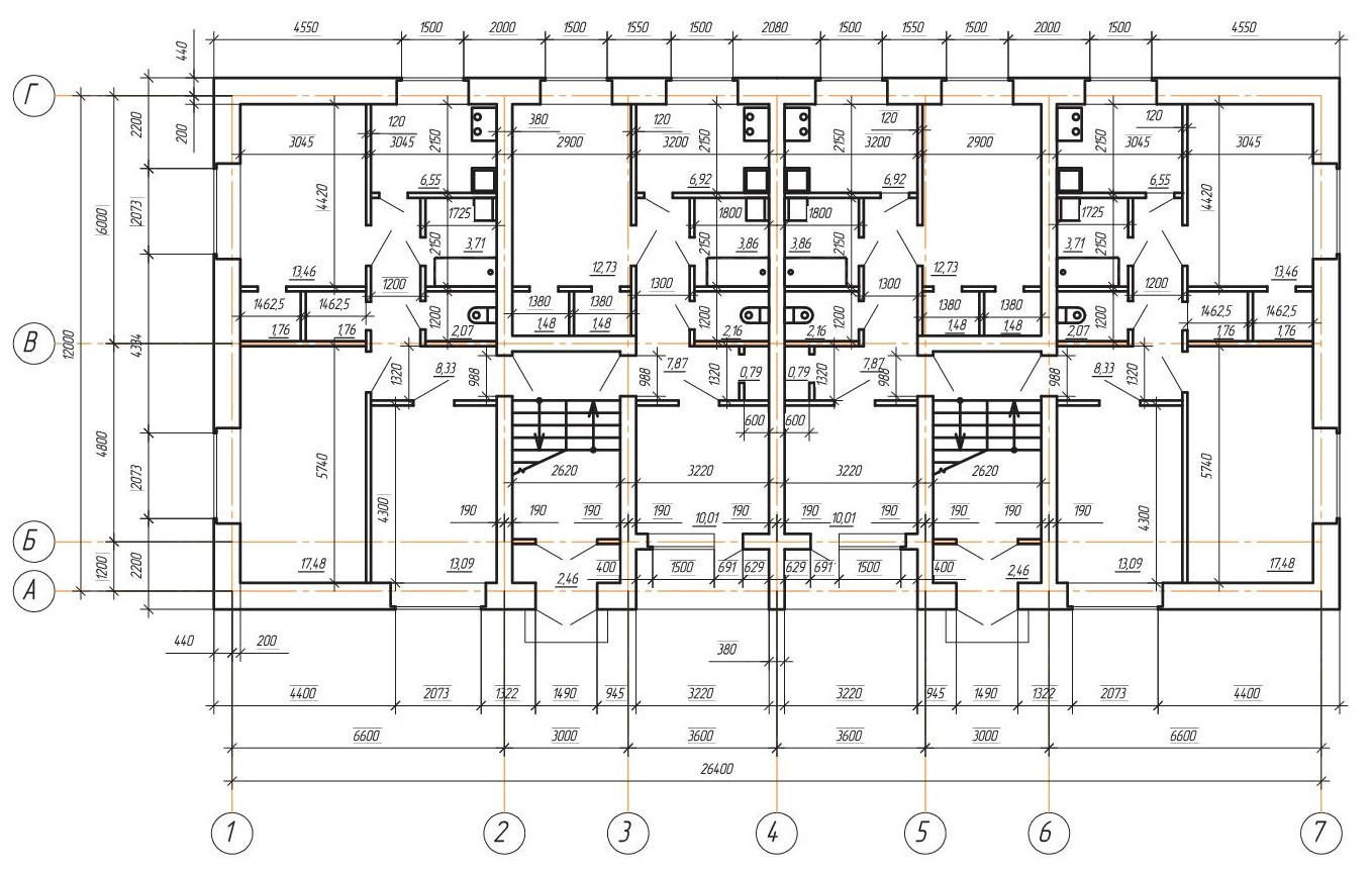 Оформление схем и чертежей - План этажа